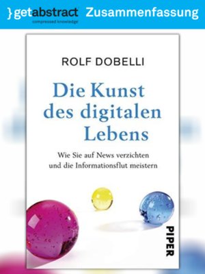 cover image of Die Kunst des digitalen Lebens (Zusammenfassung)